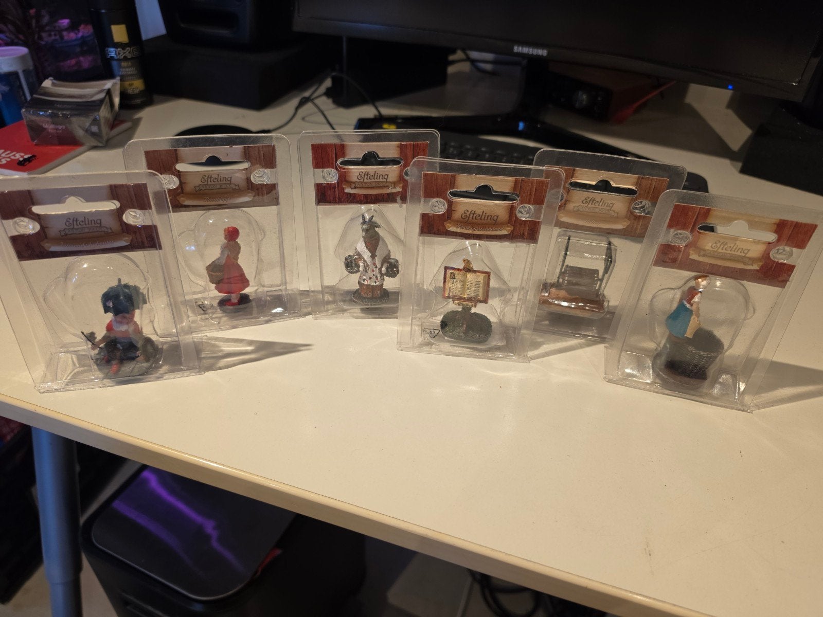 6 Luville Efteling miniaturen - Nieuw in verpakking, Ophalen of Verzenden, Nieuw, Beeldje of Poppetje