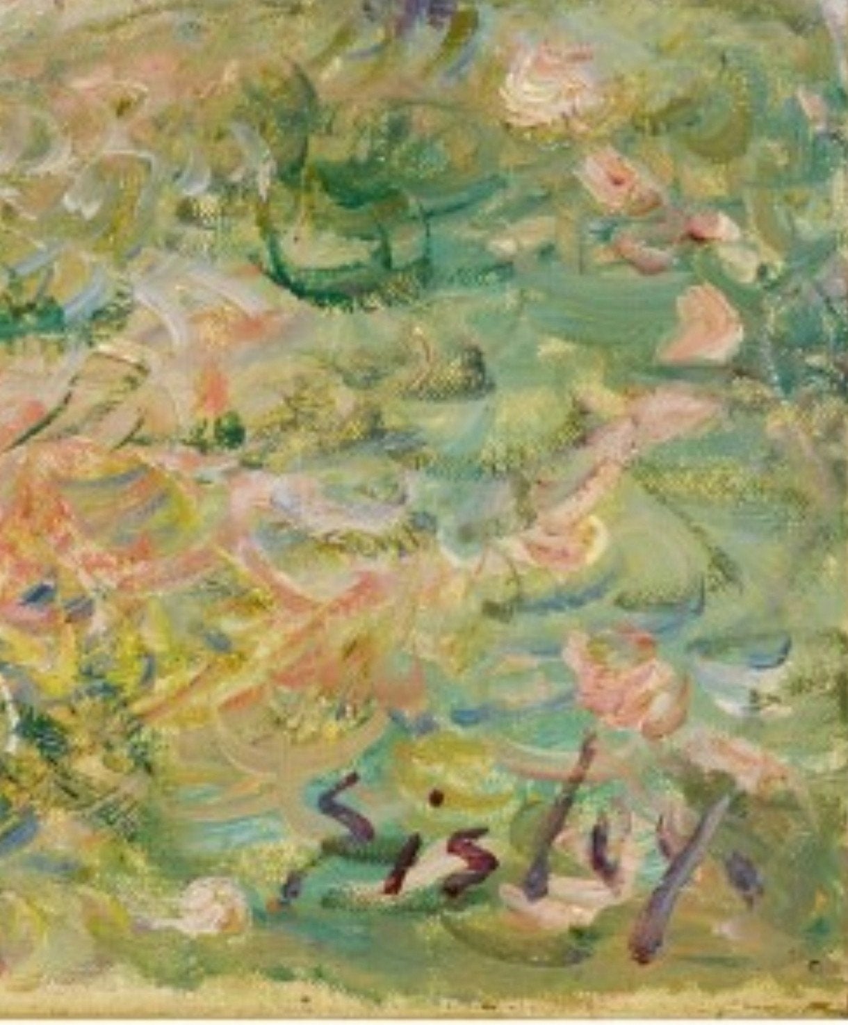 GEZOCHT / GEVRAAGD olieverf Sisley, Antiek en Kunst, Kunst | Schilderijen | Klassiek, Ophalen
