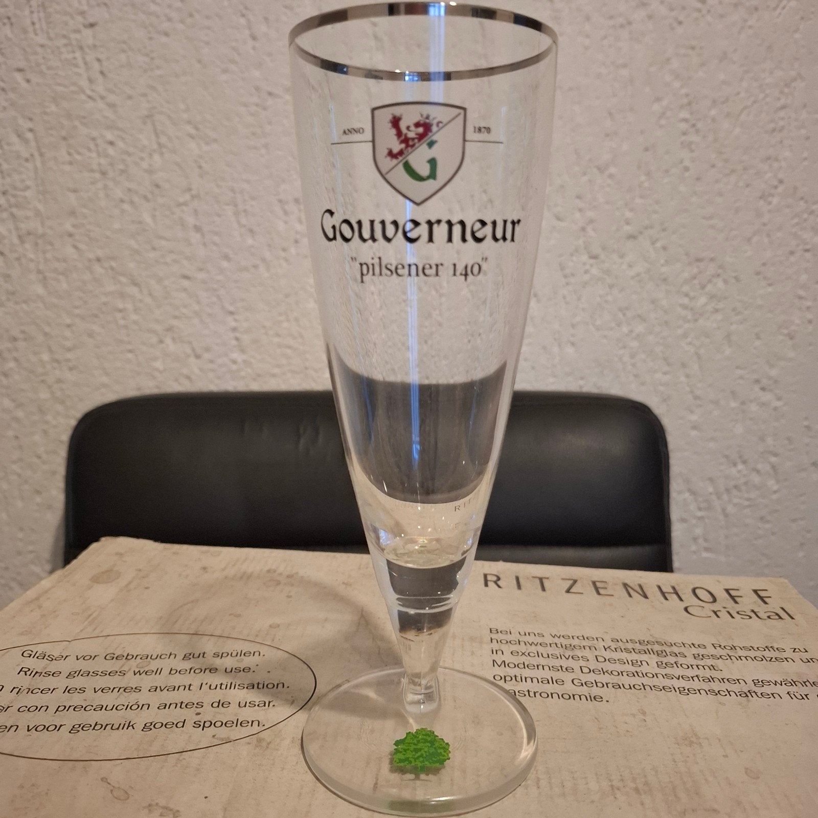 gouverneur  pilsener 140  12x   mancave bar, Verzamelen, Biermerken, Ophalen of Verzenden, Zo goed als nieuw, Reclamebord, Plaat of Schild