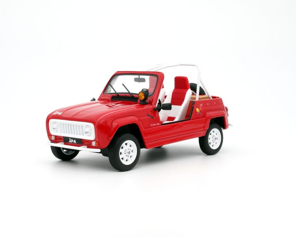 Renault 4L JP4 Rood 1987 schaal 1/18 OTTO MOBILE OT998, Verzenden, Nieuw, Auto, OttOMobile