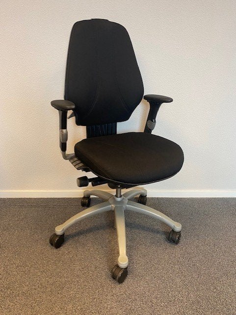Bureaustoelen RH Logic 300 met nieuwe stof!, Niet ingevuld, Gebruikt, Zwart, Niet ingevuld