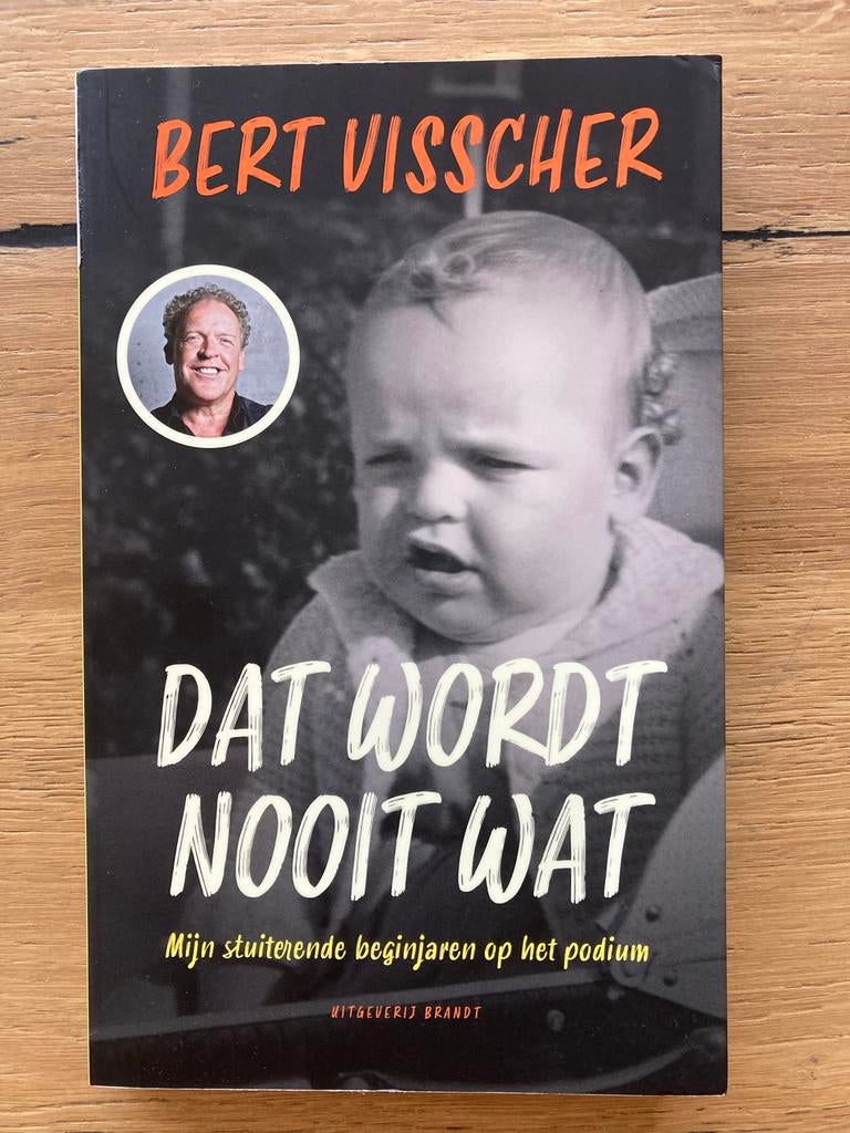 Boek Bert Visscher - Dat wordt nooit wat, Ophalen of Verzenden, Zo goed als nieuw, Cabaret