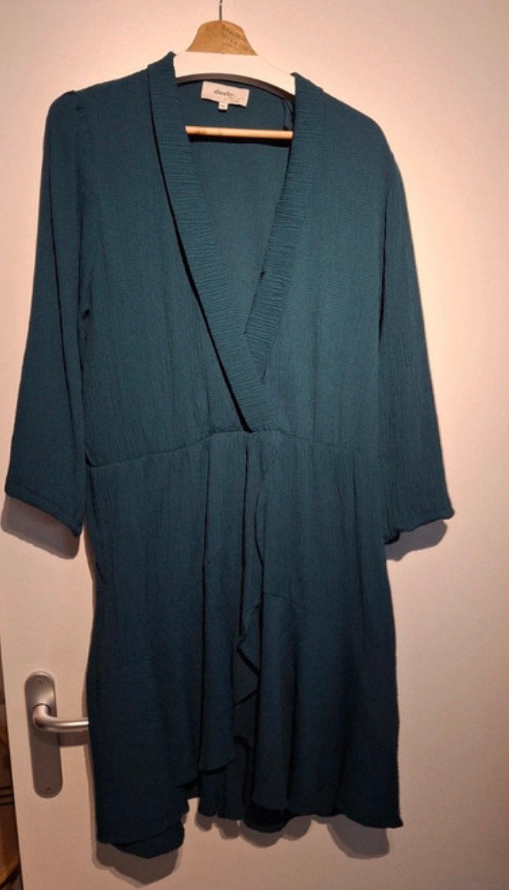 Shoeby jurk maat xxl, Blauw, Maat 46/48 (XL) of groter, Ophalen of Verzenden, Zo goed als nieuw