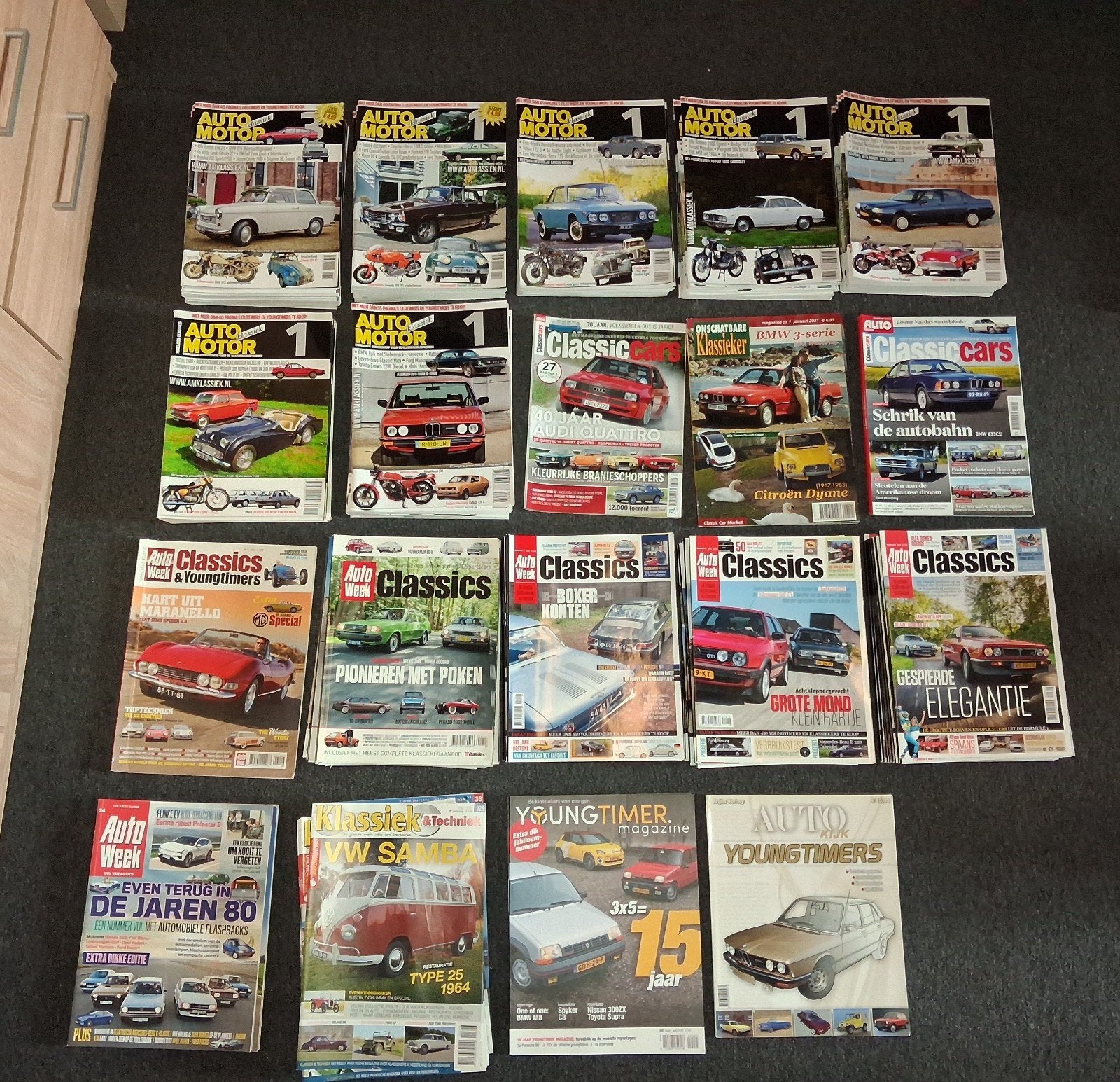 150 Oldtimertijdschriften: Auto Motor, Classics, Youngtimer, Boeken, Ophalen, Gelezen, Algemeen