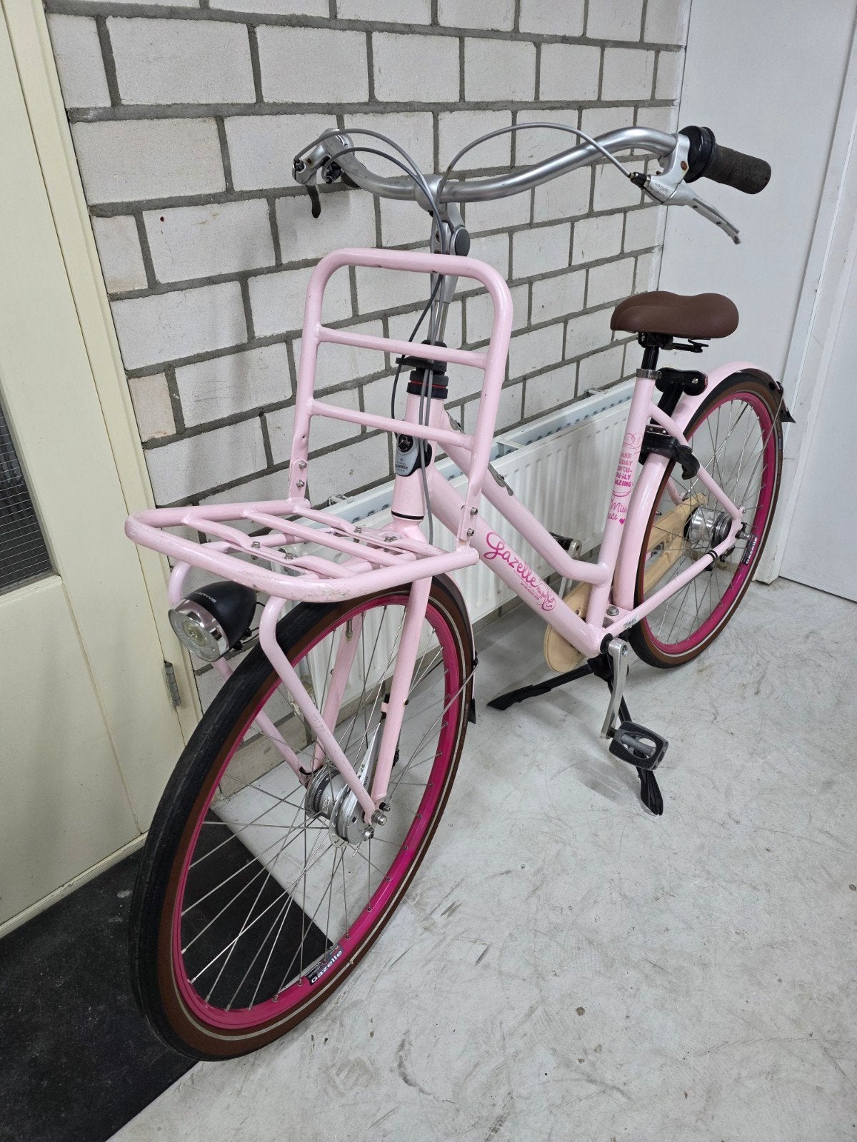gazelle miss grace roze 54 cm Nexus7, Fietsen en Brommers, Ophalen, Versnellingen, Gazelle, Trommelrem