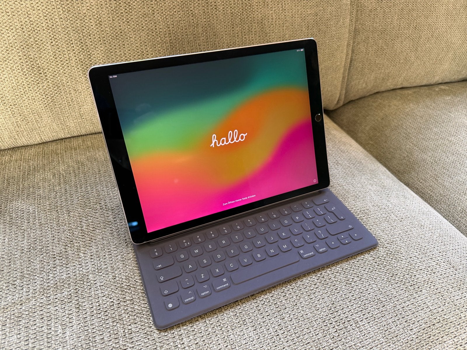 Apple iPad Pro 12,9" 512GB Wi-Fi + Cellular + Smart Keyboard, 12 inch, Ophalen of Verzenden, Zo goed als nieuw, Apple iPad Pro