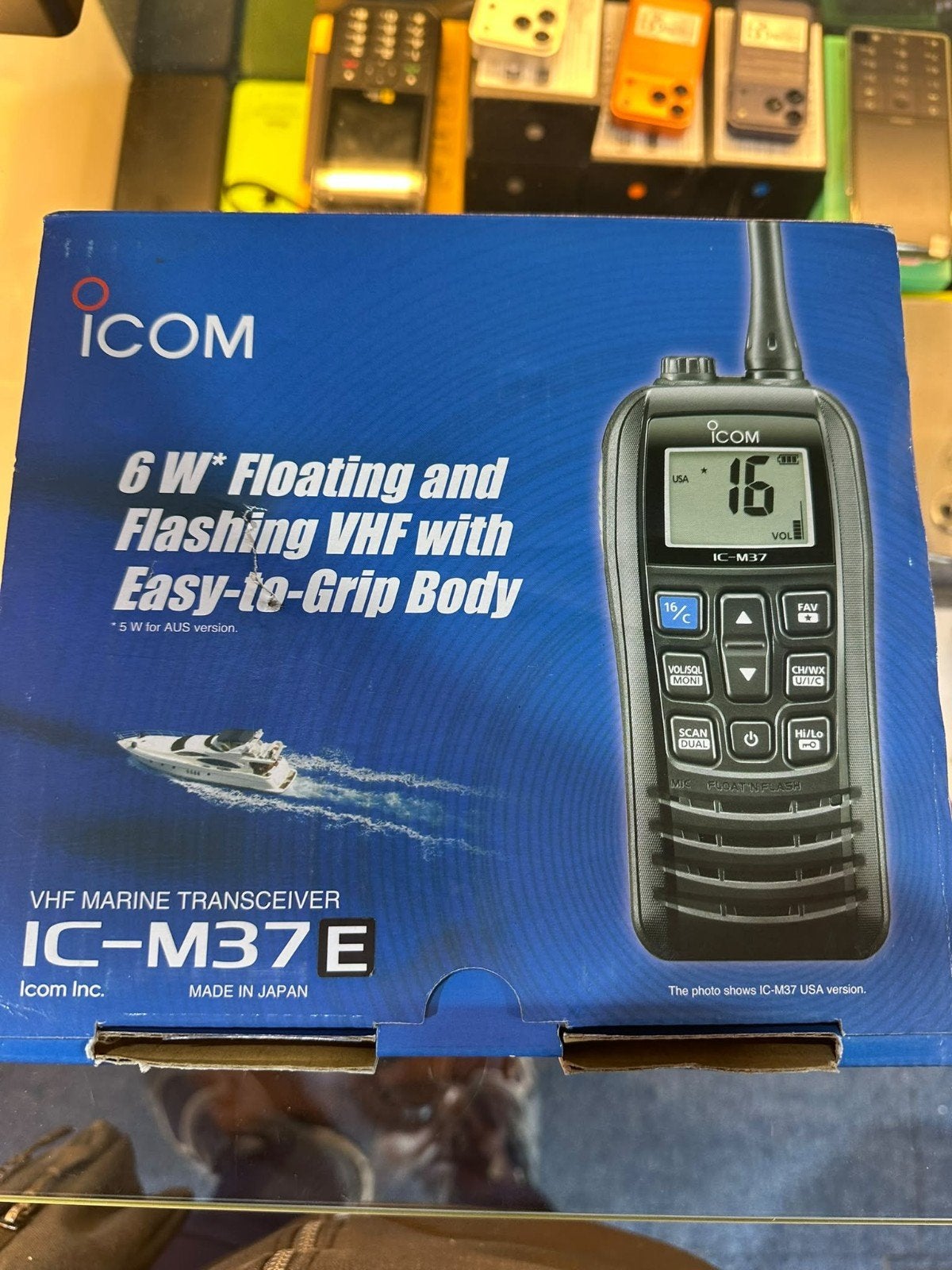 NIEUW | Icom IC-M37E, Telecommunicatie, Ophalen, Nieuw, Zender en Ontvanger
