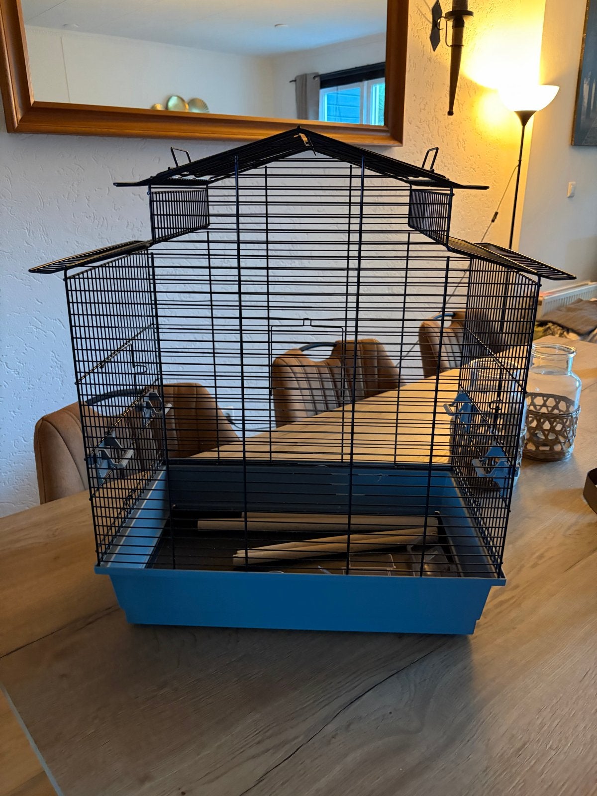 Vogelkooi - GRATIS, Dieren en Toebehoren, Ophalen, Zo goed als nieuw, Kunststof, Vogelkooi