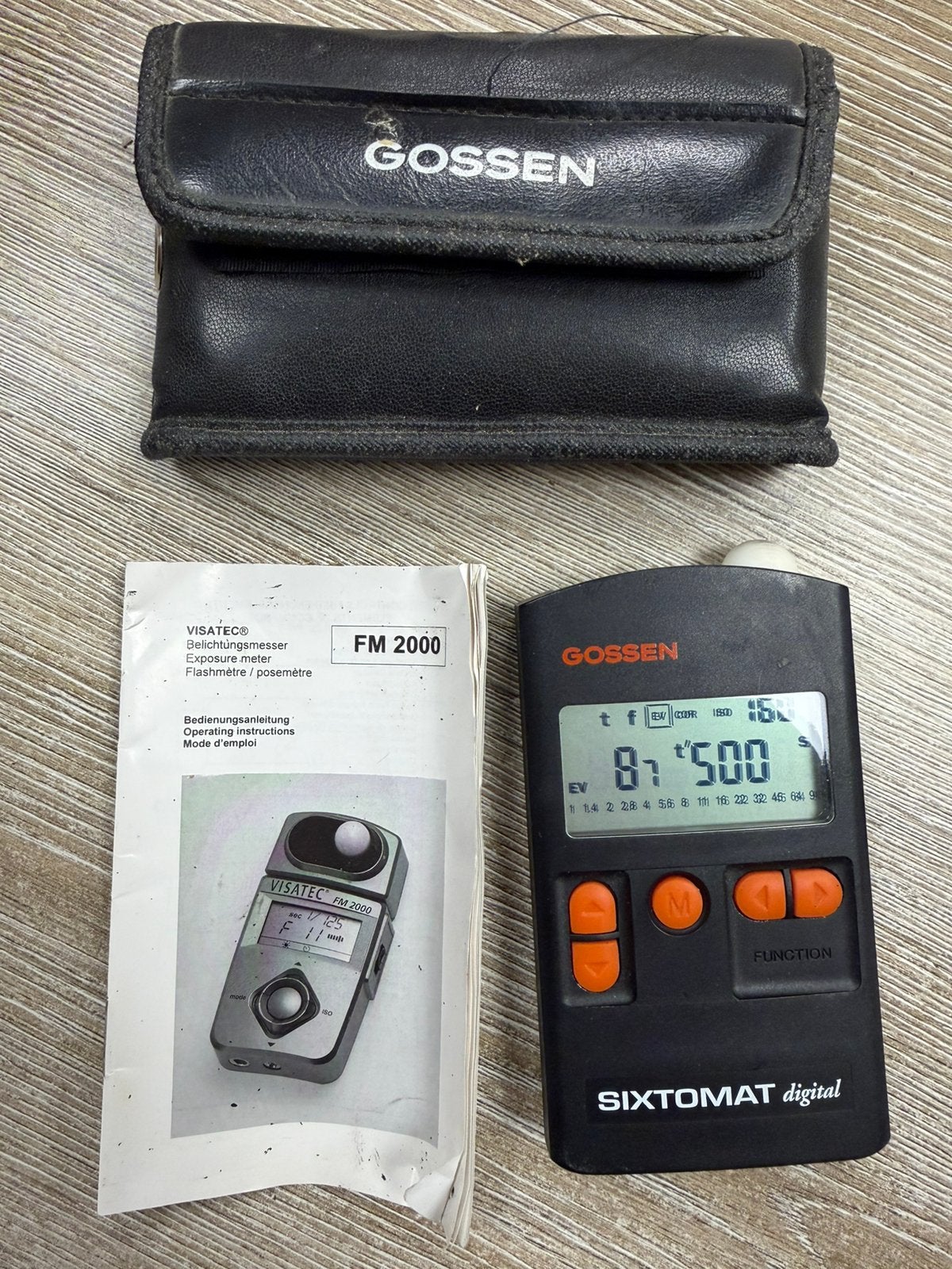 Gossen Sixtomat Digital, Lichtmeter, Ophalen of Verzenden, Gebruikt