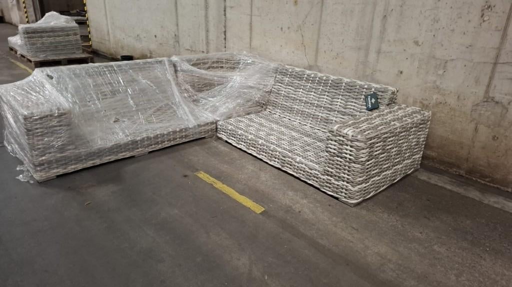 Fonteyn londen loungeset zonder kussens, Tuin en Terras, Tuinsets en Loungesets, Ophalen, Zo goed als nieuw, Loungeset, Wicker