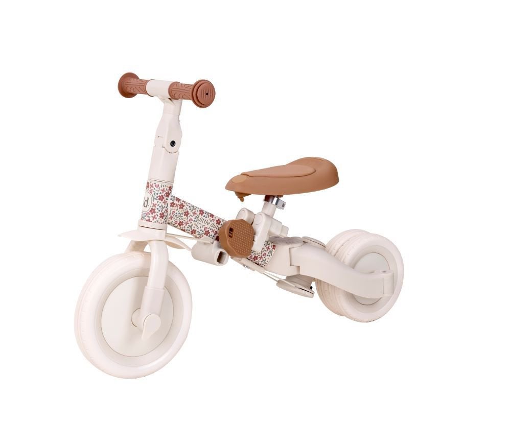 Foto 3 van Little Dutch 4-in-1 Driewieler / Loopfiets Sunny Flower