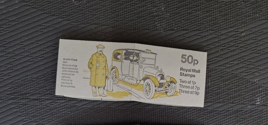postzegelboekje engeland MH 41 HB 81 type 1, Verzenden