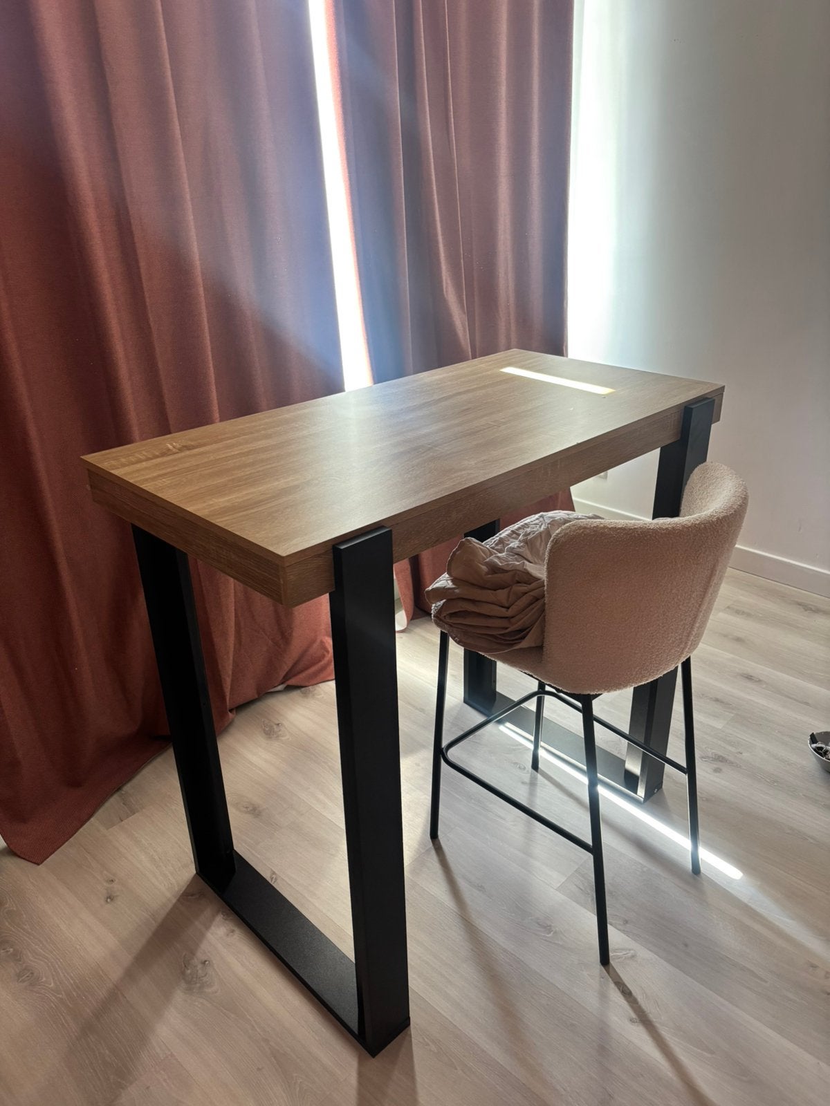 Hoge bartafel - Nieuw, Huis en Inrichting, Tafels | Eettafels, Ophalen, 100 tot 150 cm, 50 tot 100 cm, Zo goed als nieuw