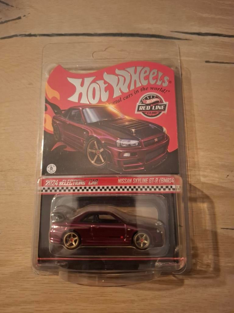 Hot Wheels 2024 sELECTIONs car - Nissan Skyline GT-R R34, Hobby en Vrije tijd, Modelauto's | Overige schalen, Ophalen of Verzenden