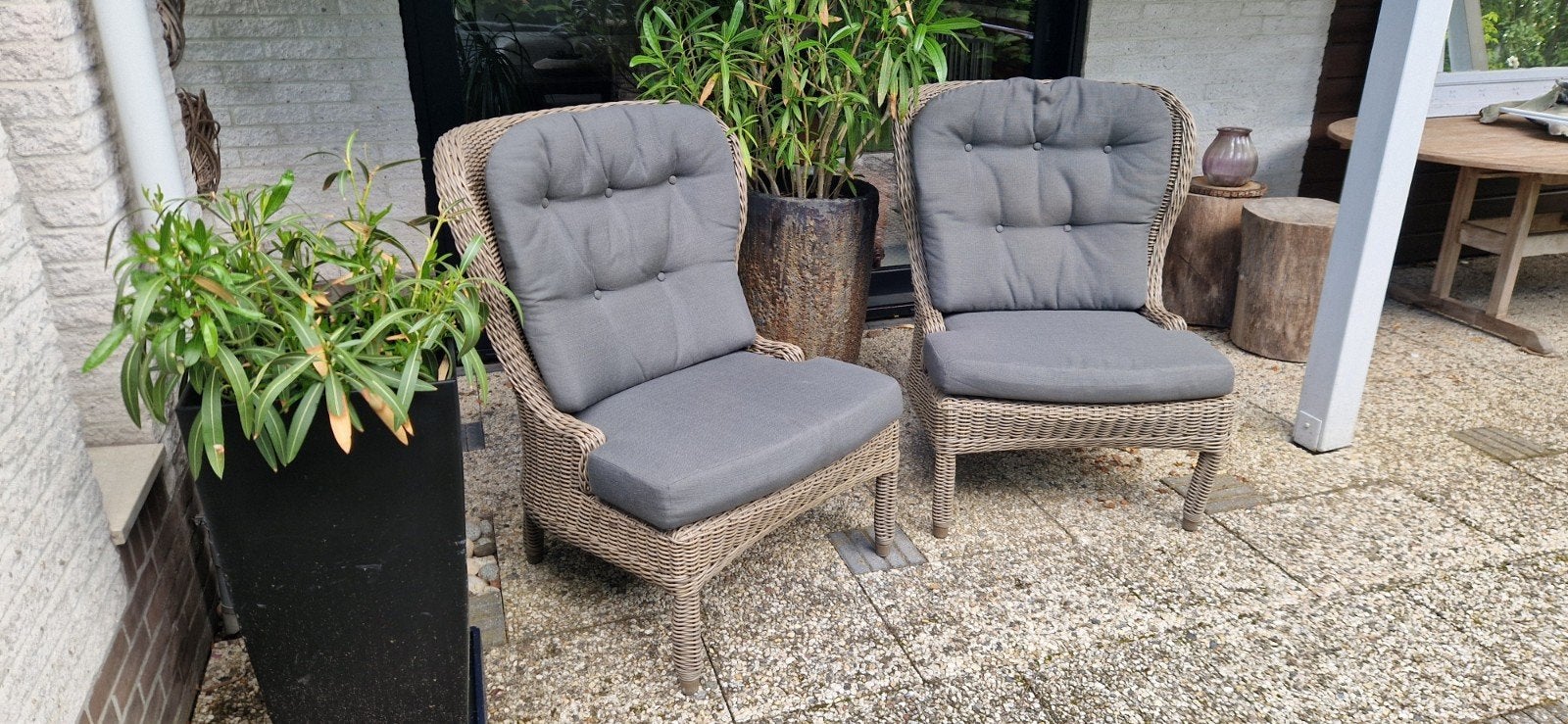 4 Seasons Outdoor stoelen met kussens, Ophalen