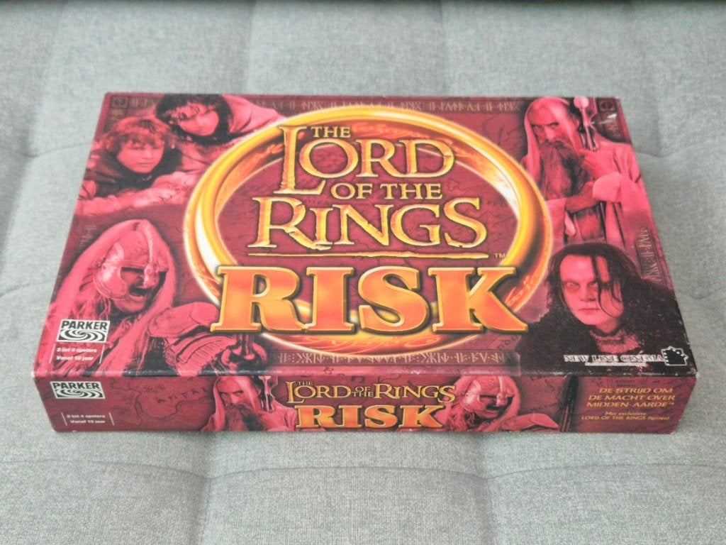Lord of the Rings Risk, Een of twee spelers, Ophalen, Zo goed als nieuw, Parker