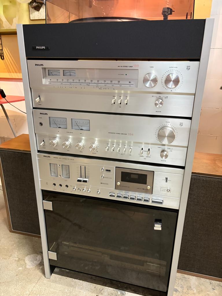 Philips 384, N2543, 186, 877 audioset!, Audio, Tv en Foto, Stereo-sets, Ophalen, Philips, Losse componenten, Tuner of Radio