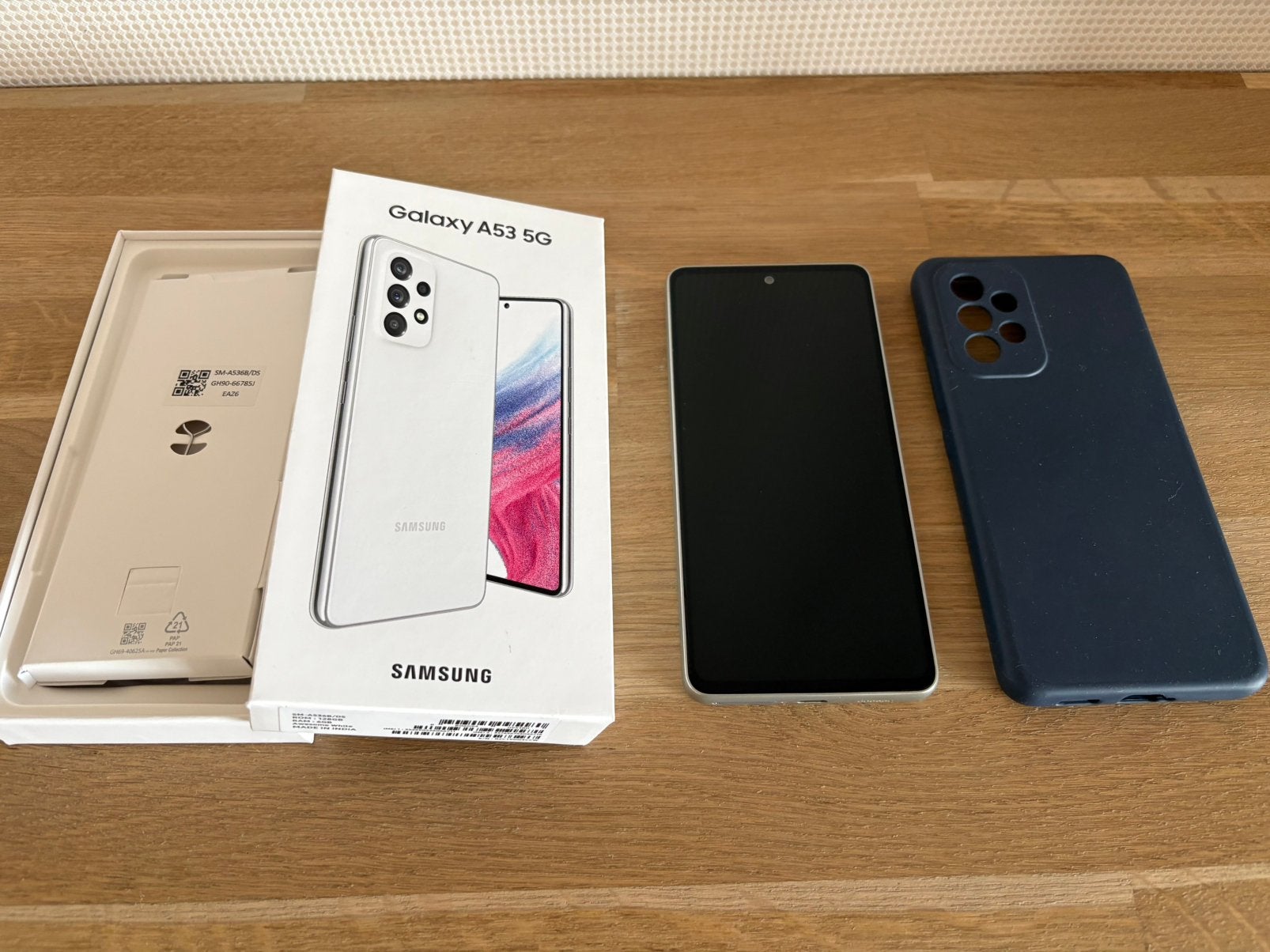Samsung Galaxy A53 5G <puntgaaf!>, Telecommunicatie, Mobiele telefoons | Samsung, Overige modellen, Wit, Touchscreen, Ophalen of Verzenden