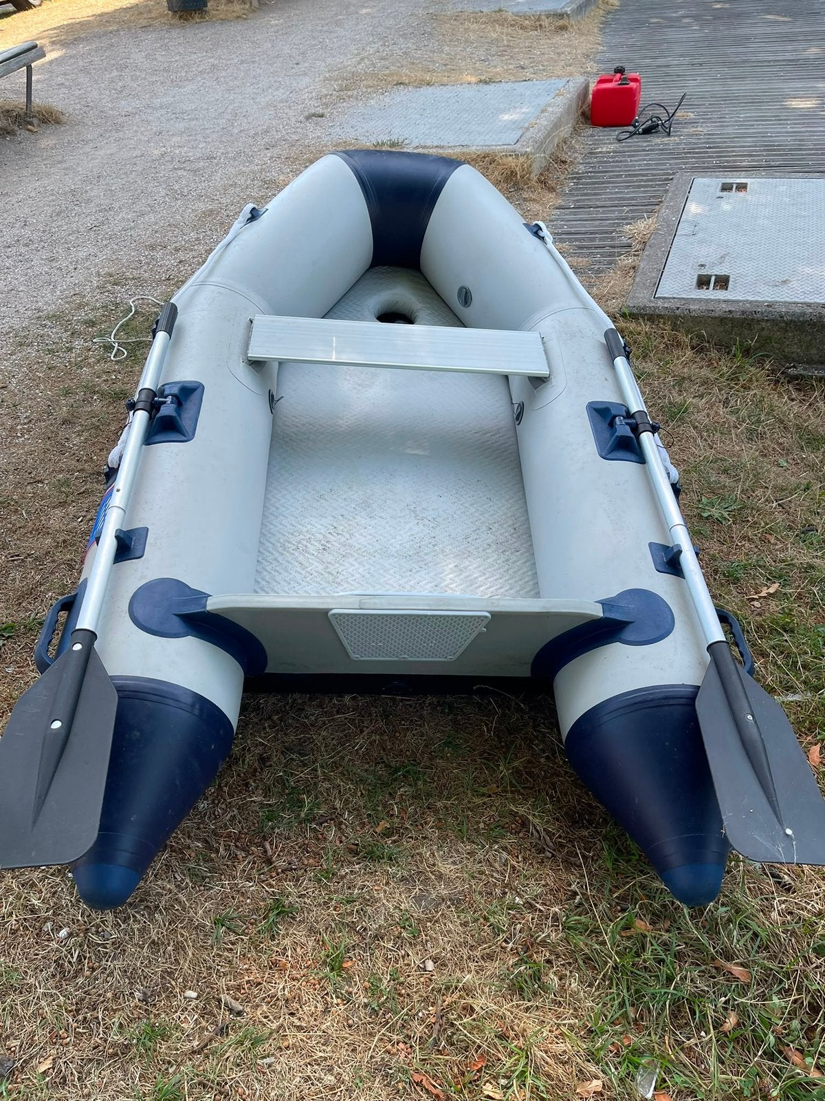 Opblaasboot met Yamaha buitenboordmotor, Ophalen, Zo goed als nieuw, Motor en Techniek, Motorboot