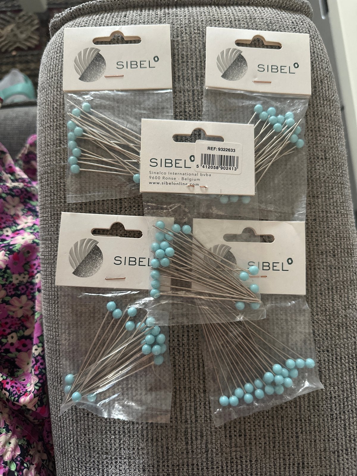 Sibel Naalden met bolletjes, 20 stuks, Ophalen of Verzenden, Nieuw, Garen of Naald(en)