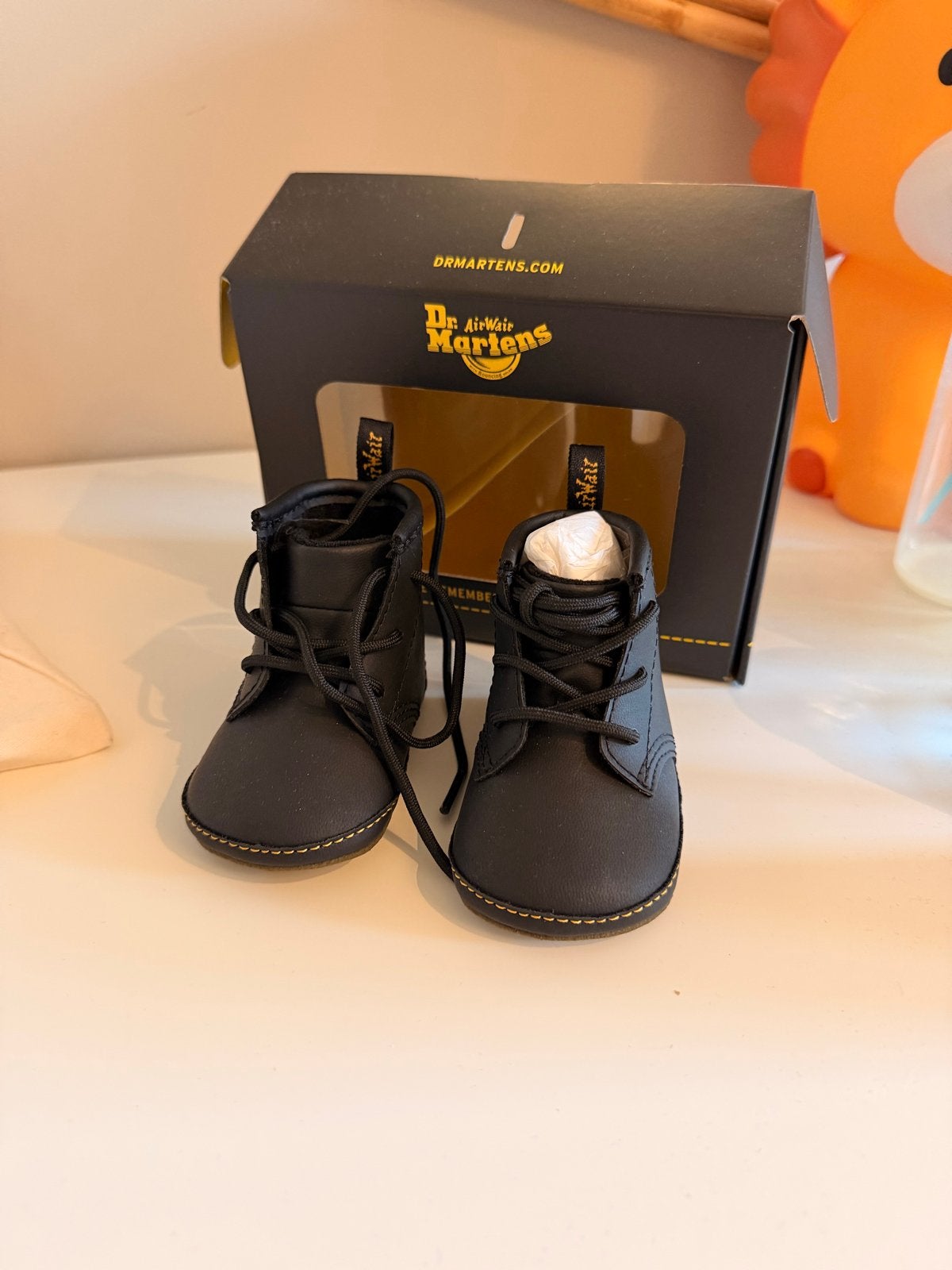 Dr. Martens 1460 Crib babyschoentjes zwart maat 17, Ophalen, Nieuw, Jongetje of Meisje, Laarsjes