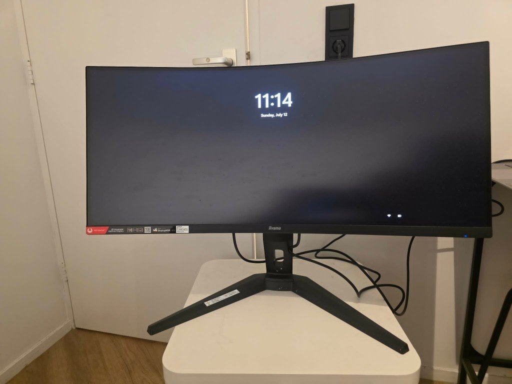 Ultra Wide Iiyama 34inch gaming monitor @165HZ, Computers en Software, Monitoren, Curved, 34inch ULTRA WIDE, VA, Minder dan 1 ms