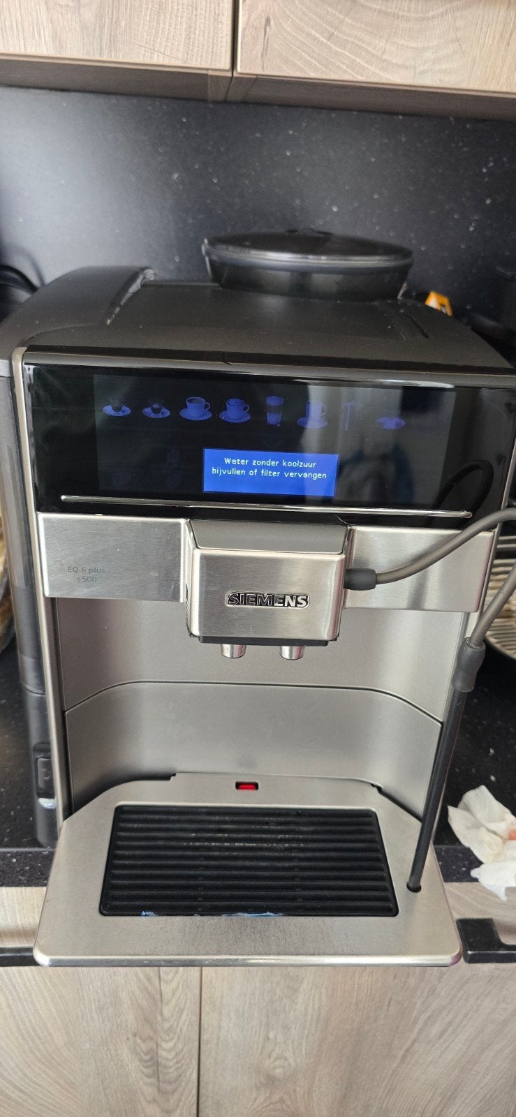 DEFECT!!! Siemens EQ.6 plus s500 koffiemachine, Info.nl@siemens-home.com, Carl-Wery-Straße 34, 81739 München, Duitsland, Koffiemachine