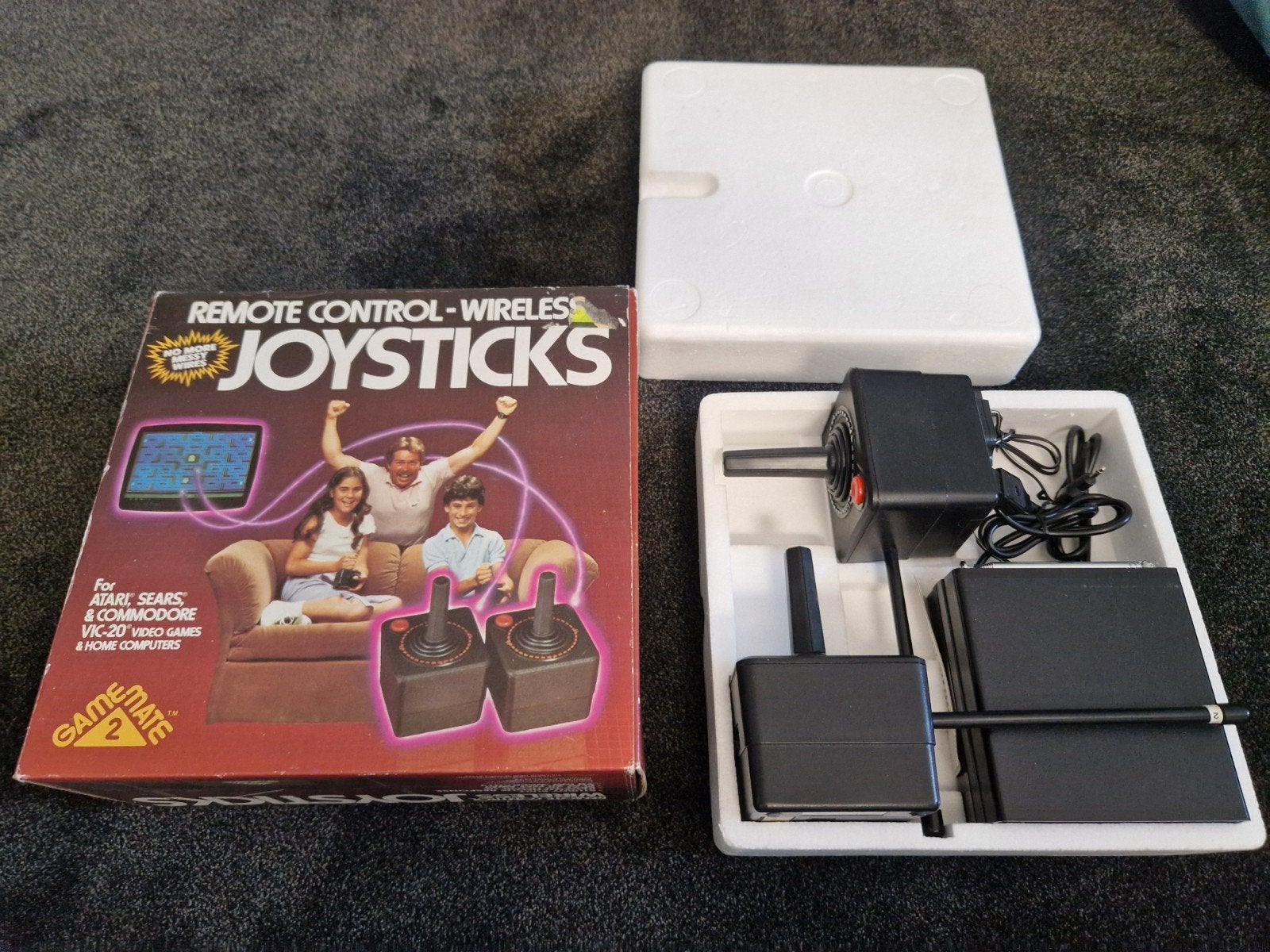 Atari Remote Control Wireless Joysticks, Ophalen of Verzenden, Gebruikt, Met 2 controllers, Overige modellen