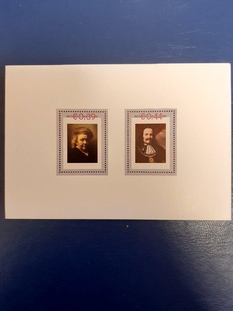 Postzegelvelletje persoonlijke postzegels Rembrandt Ruyter, Ophalen of Verzenden, Postfris