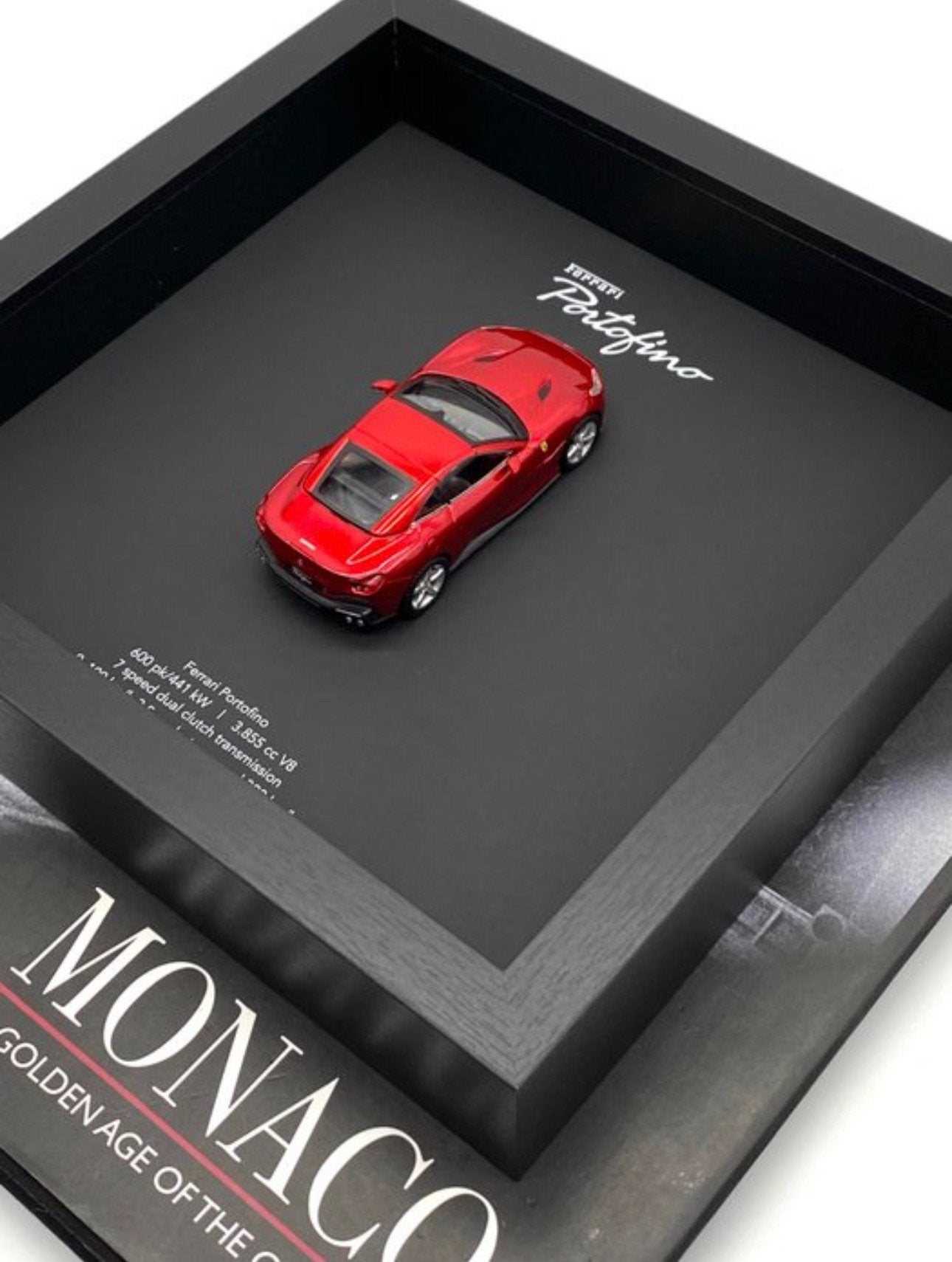 Artwork Ferrari Portofino, Ophalen of Verzenden, Groter dan 1:32, Auto, Overige merken
