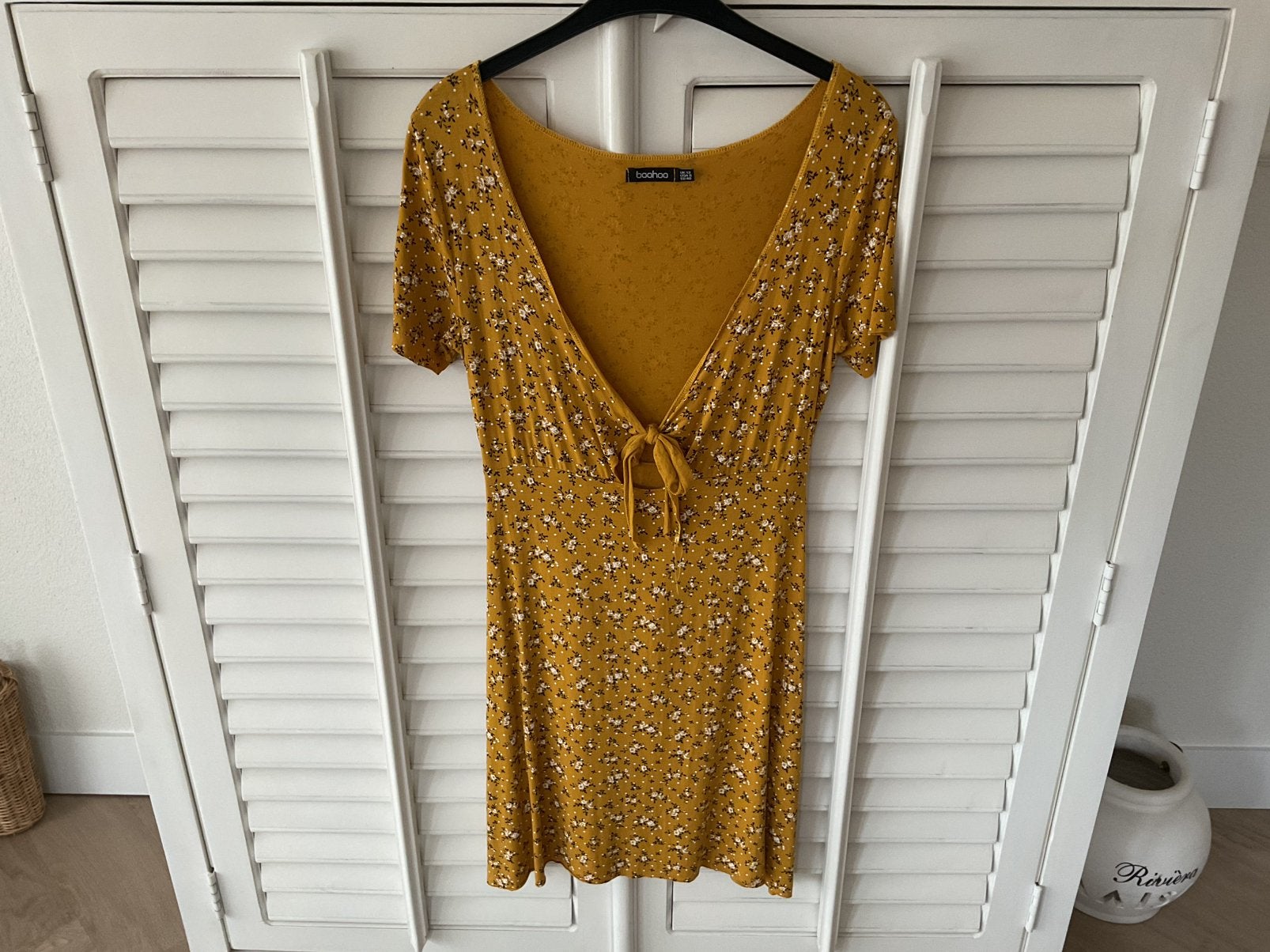 BOOHOO tuniek/jurkje 40, Ophalen of Verzenden, Zo goed als nieuw, Maat 38/40 (M), Geel
