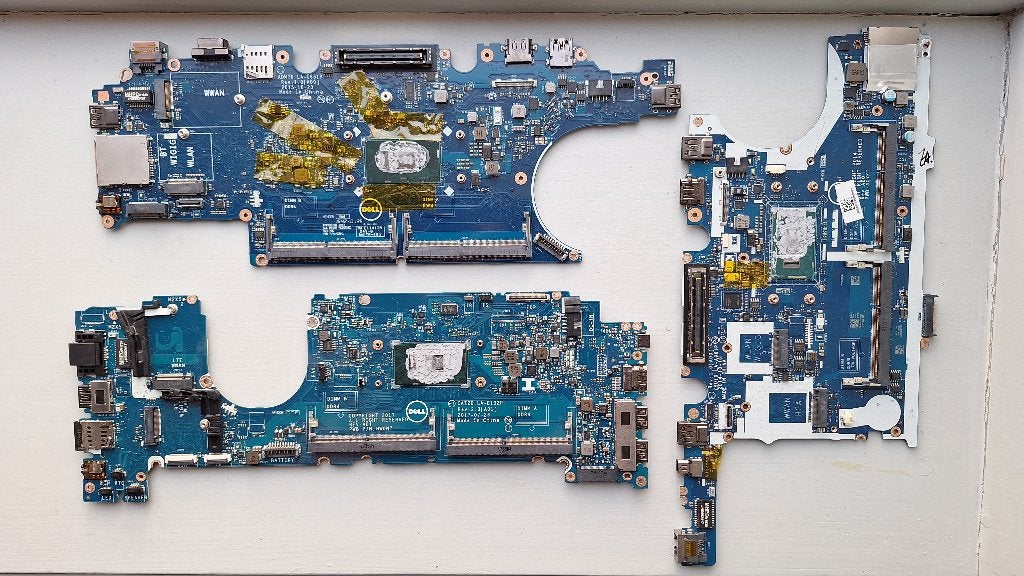 3x Laptop Moederbord Defect | Intel i5, Computers en Software, Moederborden, BGA 1440, DDR4, Ophalen of Verzenden, Niet werkend