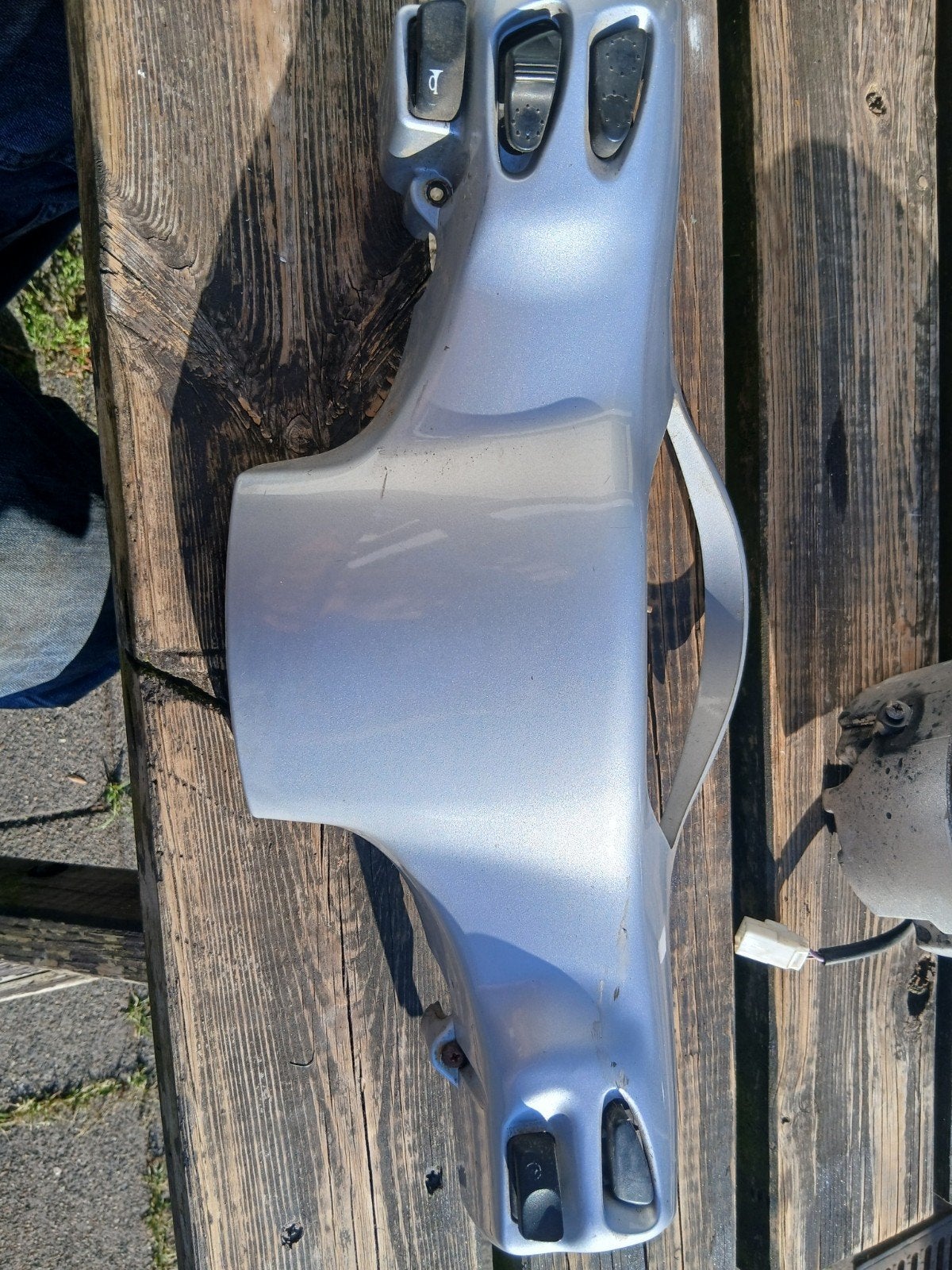Vespa lx binnen zijde stuurkap grijs/zilver, Ophalen of Verzenden, Gebruikt, Kap, Vespa