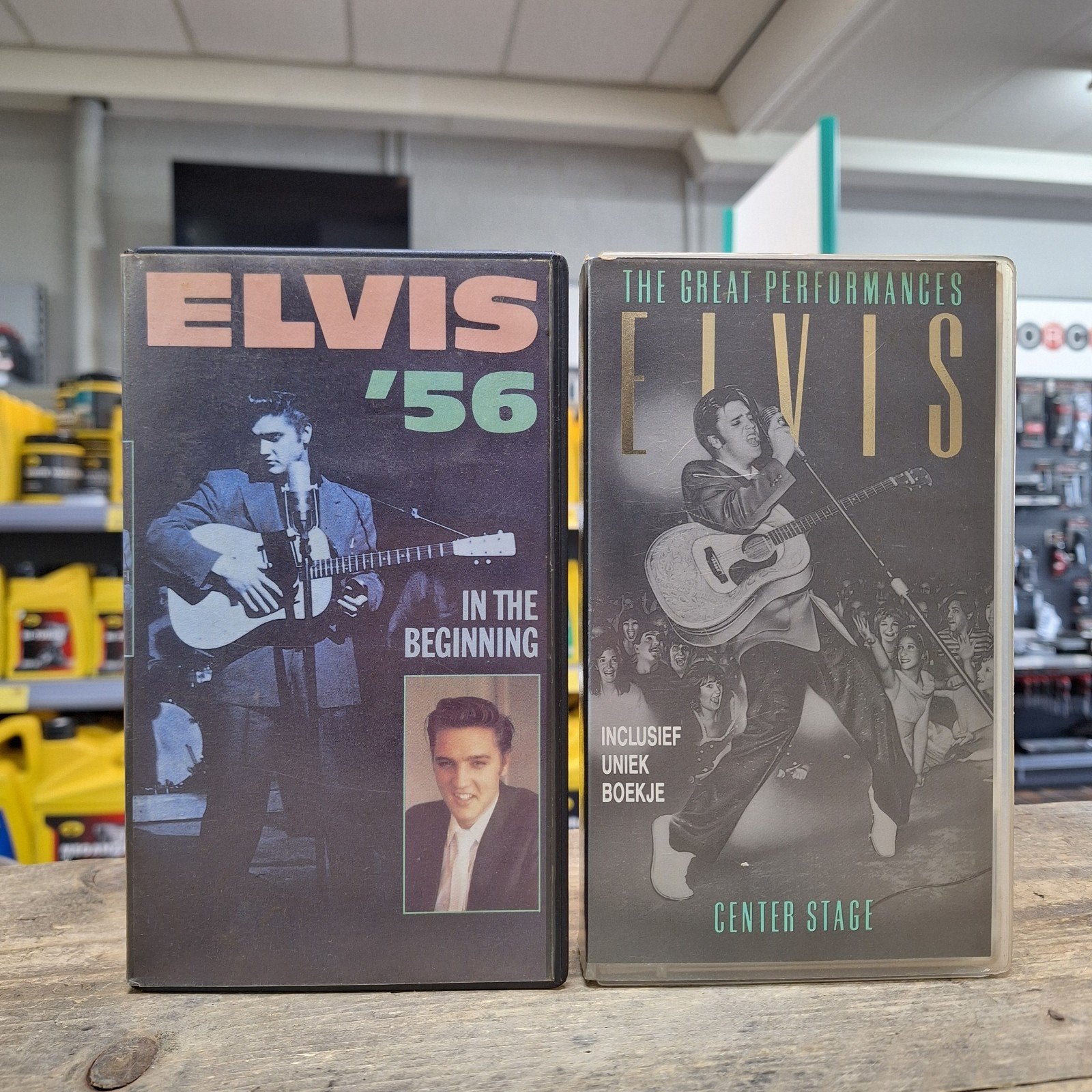 2x Elvis Presley VHS Collection, Gebruikt, Alle leeftijden, Muziek en Concerten, Ophalen of Verzenden