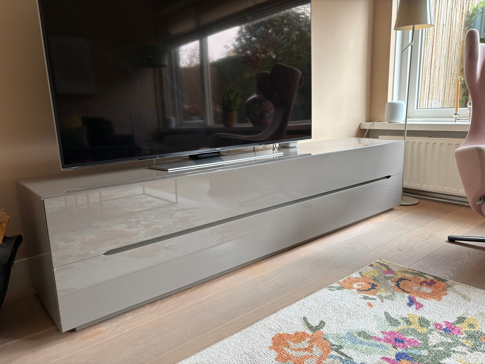 Tv kast, Ophalen, Gebruikt, Modern strak, 200 cm of meer