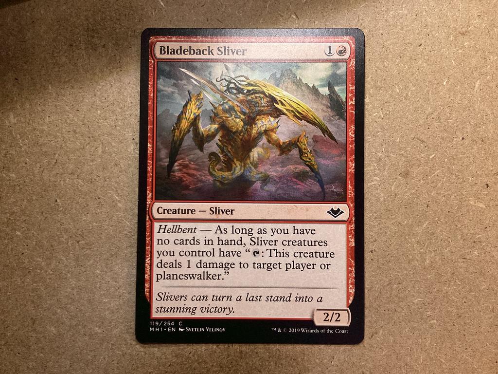 1x Bladeback Sliver [119/254] (Near Mint), Ophalen of Verzenden, Zo goed als nieuw, Losse kaart
