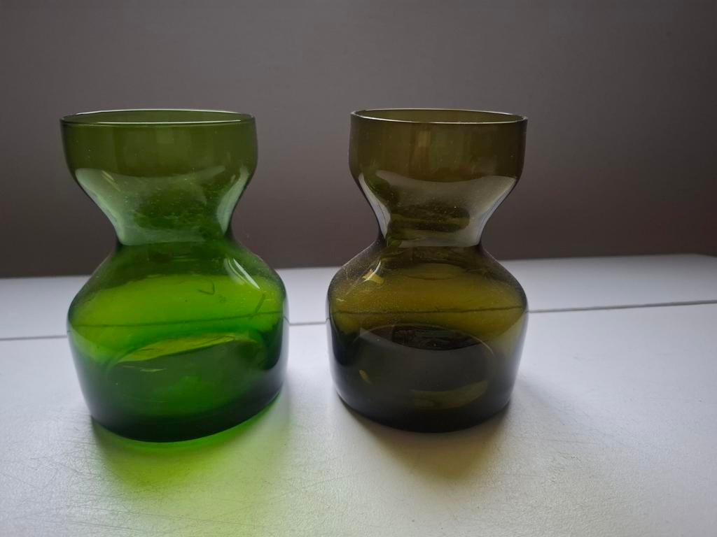 2 hyacinten glazen, Antiek en Kunst, Antiek | Glas en Kristal, Ophalen of Verzenden