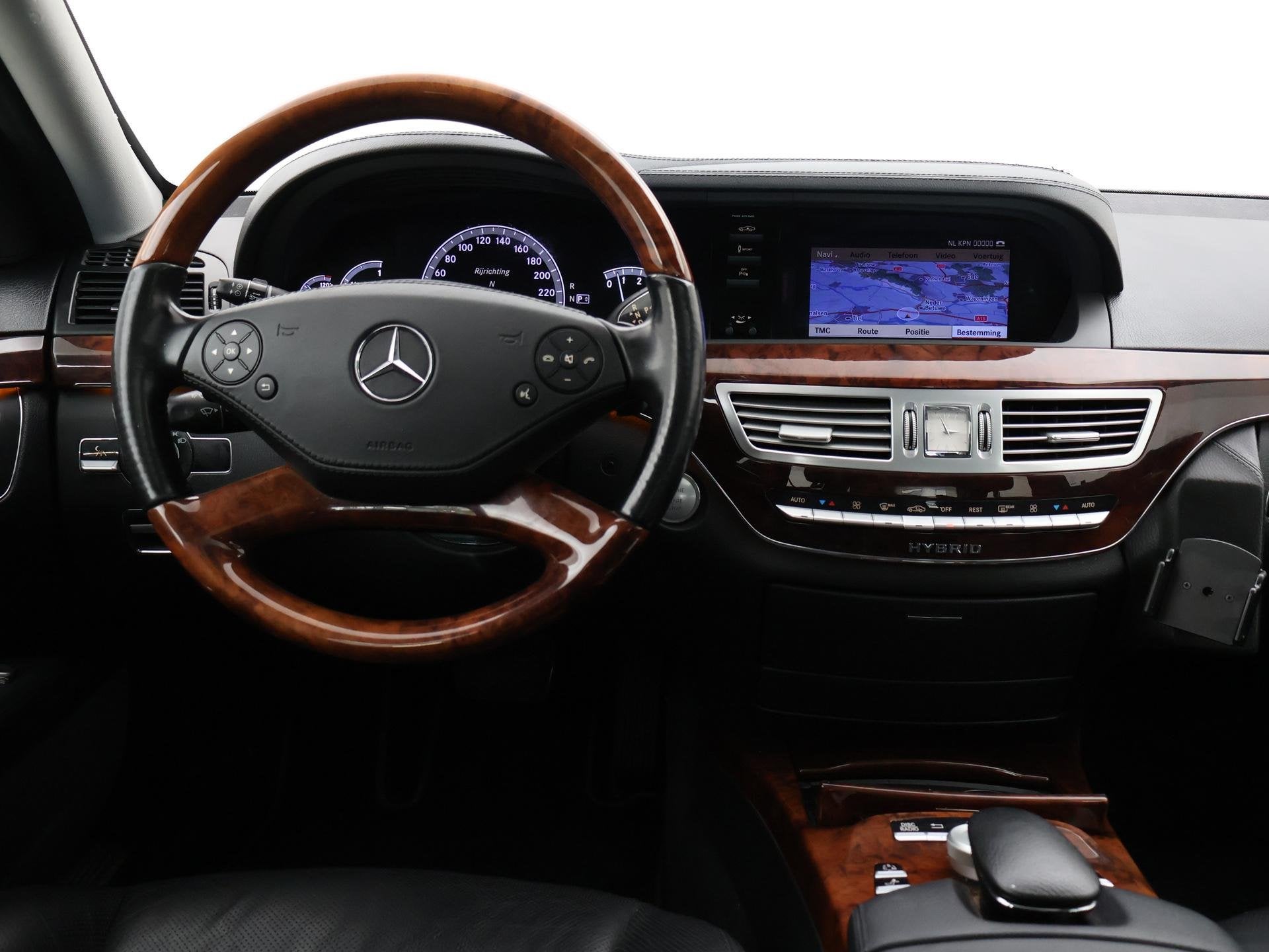 Mercedes-Benz S-klasse 400 HYBRID *RIJDBARE MOTORSCHADE* + N, Auto's, Euro 5, Gebruikt, Automatische klimaatregeling, 120 €/maand