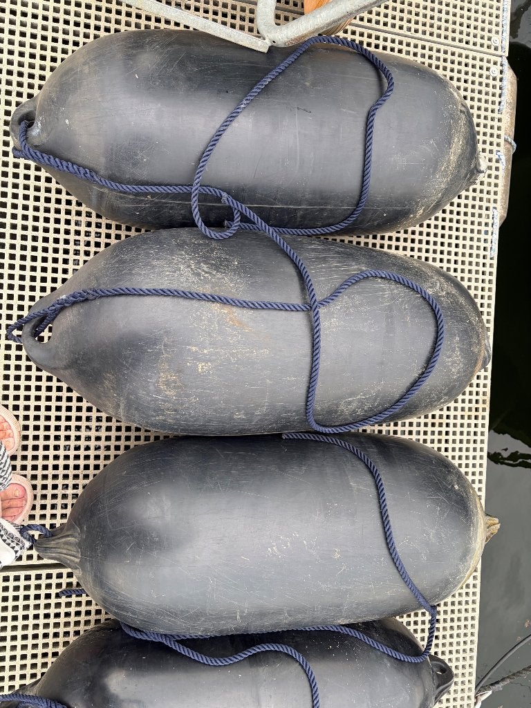 Boot fenders, Ophalen, Zo goed als nieuw, Ankeren en Afmeren, Zeilboot of Motorboot