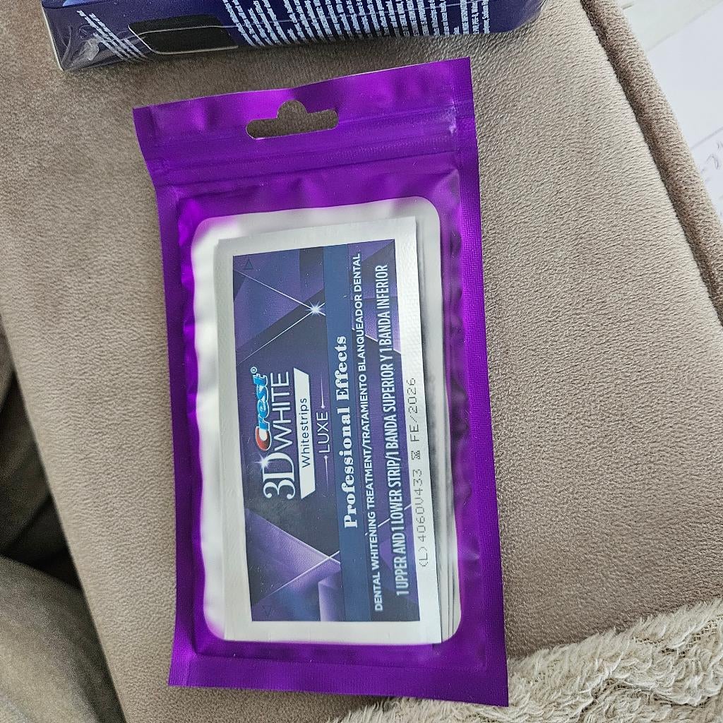 3D Crest Whitening Strips -- Whitestrips 40 Strips/20 zakjeS, Ophalen of Verzenden, Nieuw, Overige typen