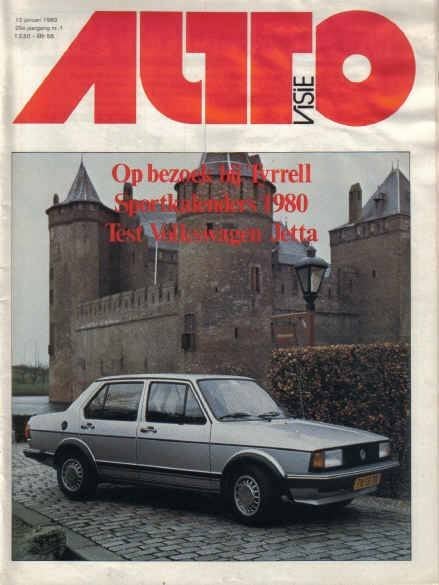 Autovisie 1 1980 : VW Jetta GLS - Peugeot 203 - Alfa Romeo, Ophalen of Verzenden, Gelezen, Algemeen