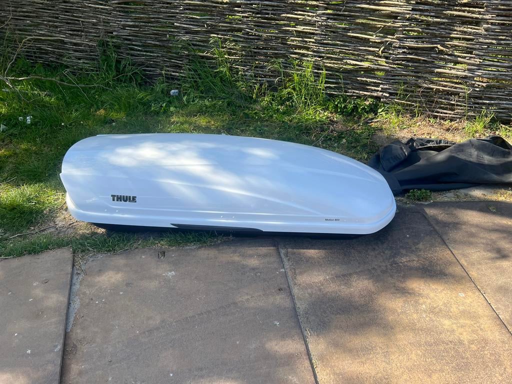 Dakkoffer, Thule, Wit, Motion 800., Auto diversen, Dakkoffers, Ophalen, Zo goed als nieuw