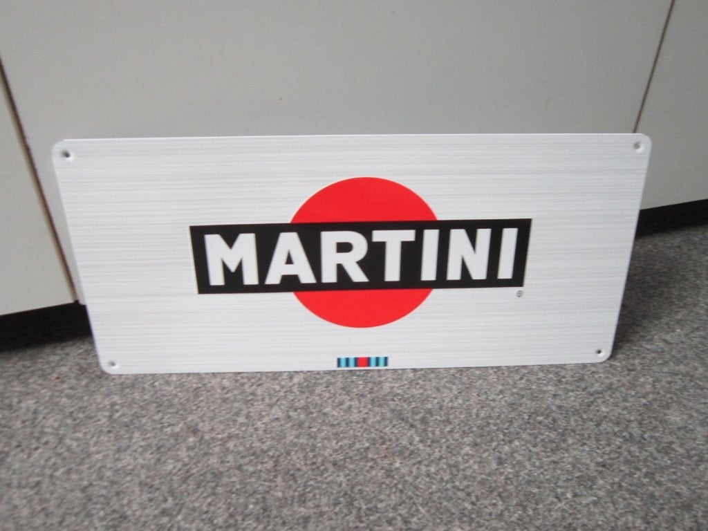 MARTINI BLIKKEN RECLAMEBORD, Ophalen, Zo goed als nieuw, Reclamebord