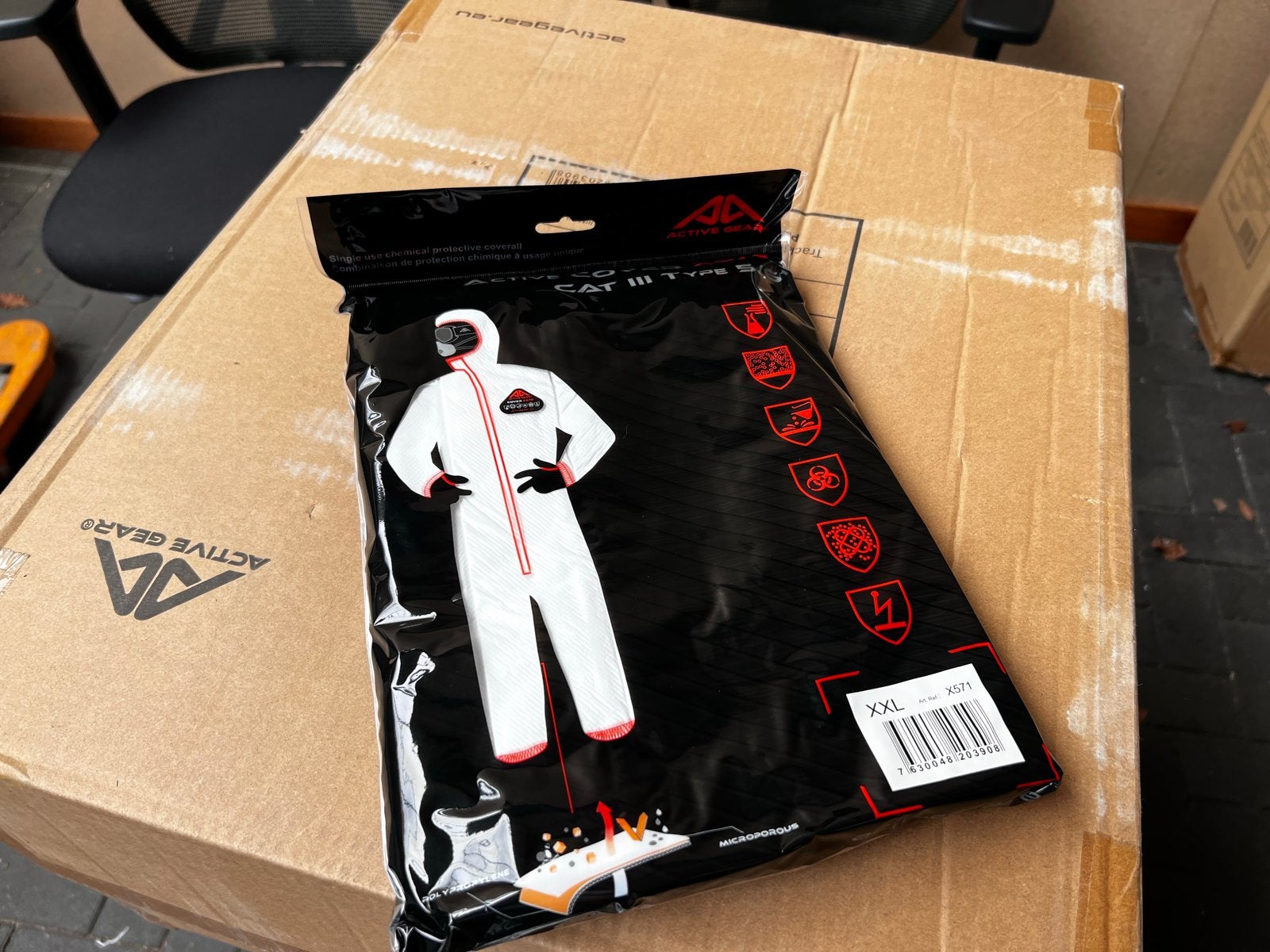 Active Gear COVER beschermend pak uitvaart zorg bouw, Ophalen, Nieuw