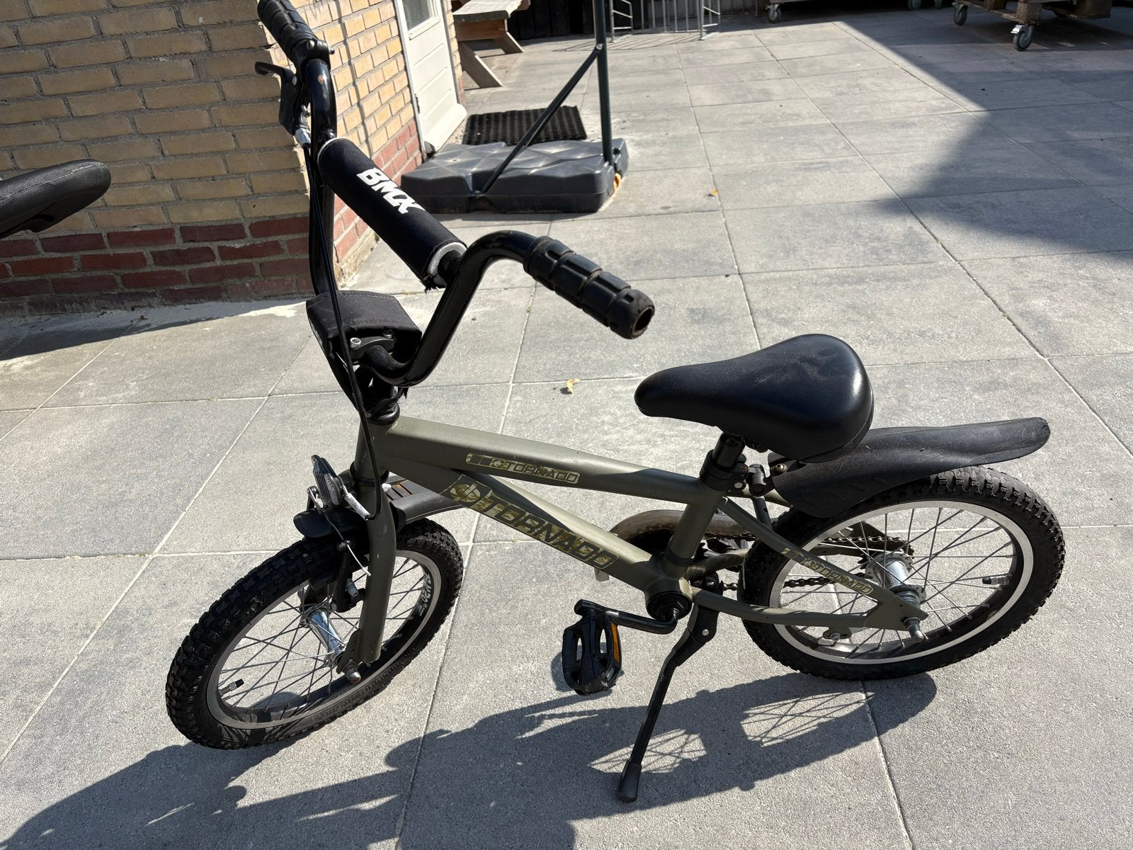 Leuke BMX crossfiets 16 inch, Ophalen, Staal, Velgrem, V-brakes