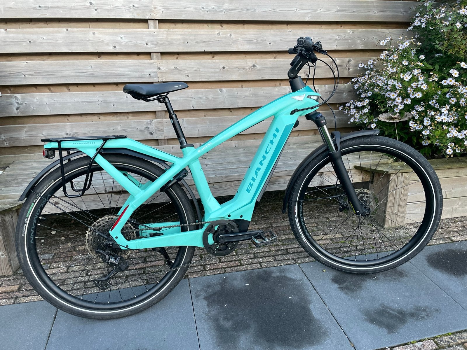Bianchi e-Omnia T-Type E-bike - Bosch CX 625Wh accu, Ophalen, Gebruikt, 50 km per accu of meer, Overige merken