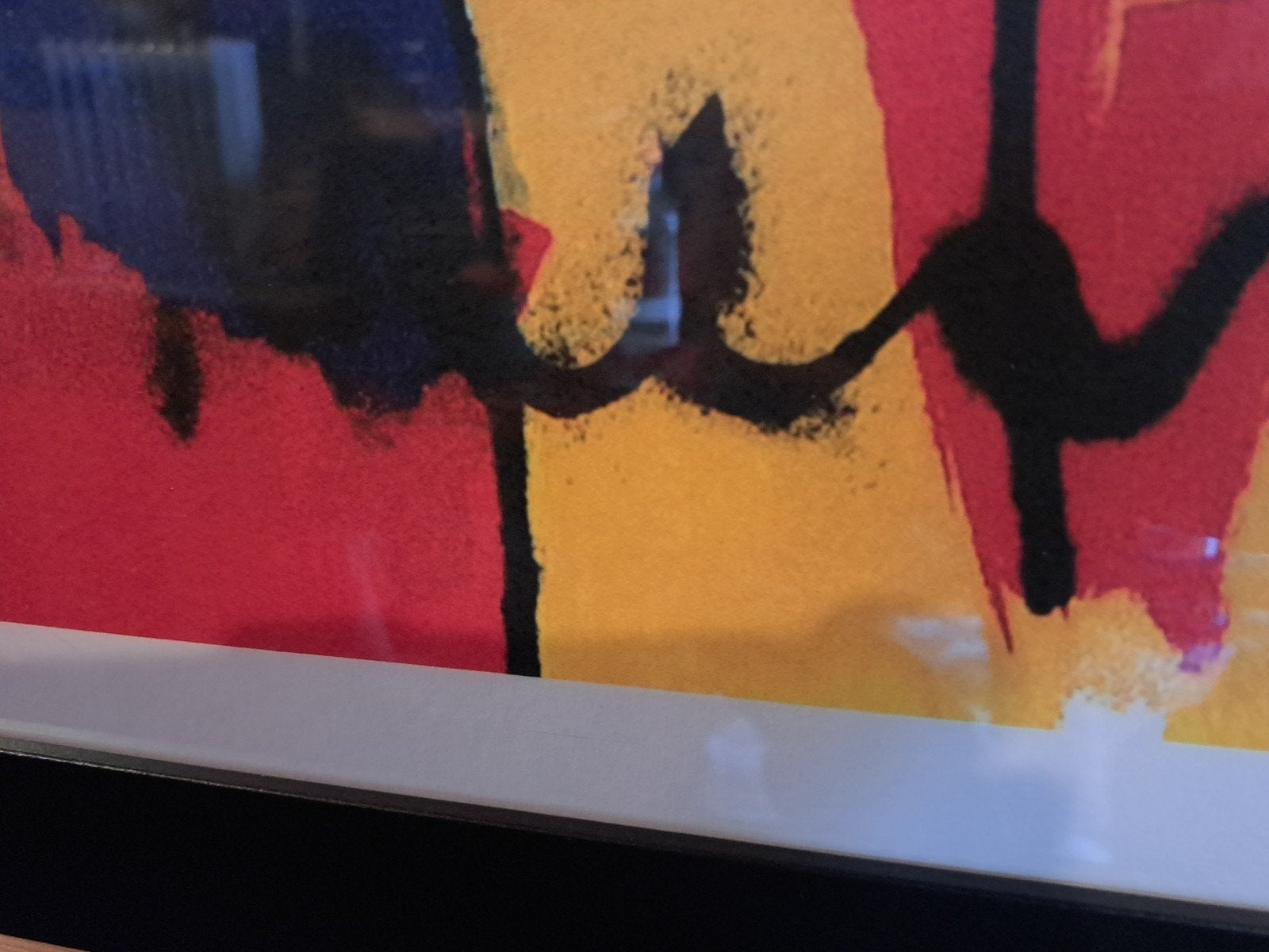 Ingelijste kunstprint van Herman Brood naaktfiguur, Ophalen