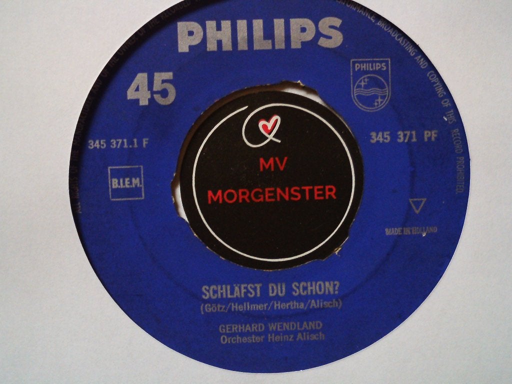 gerhard wendland - schläfst du schon?  8jun, 7 inch, Single, Ophalen of Verzenden, Zo goed als nieuw