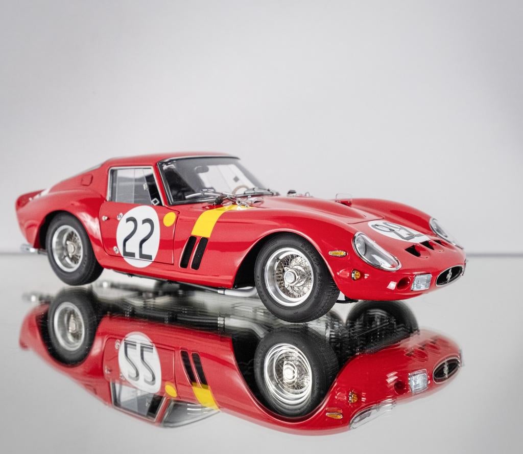 CMC Ferrari 250 GTO Le Mans 1962, Ophalen of Verzenden, Zo goed als nieuw, Auto, Overige merken