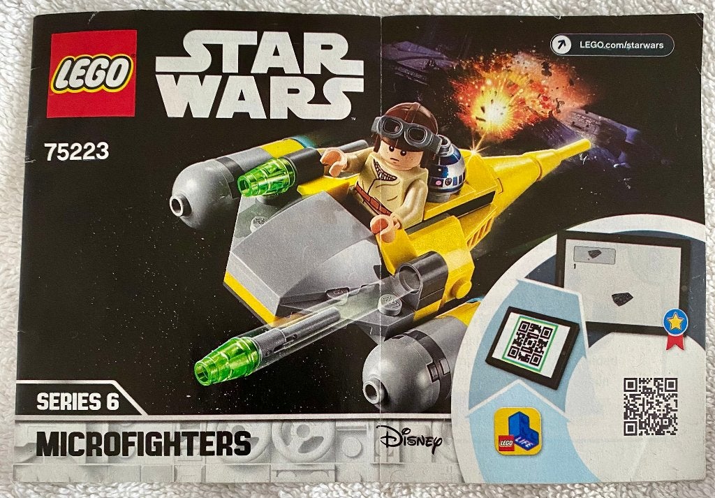 LEGO Star Wars 75223 Naboo Starfighter (geen minifig), Kinderen en Baby's, Speelgoed | Duplo en Lego, Star Wars, Lego, Ophalen of Verzenden
